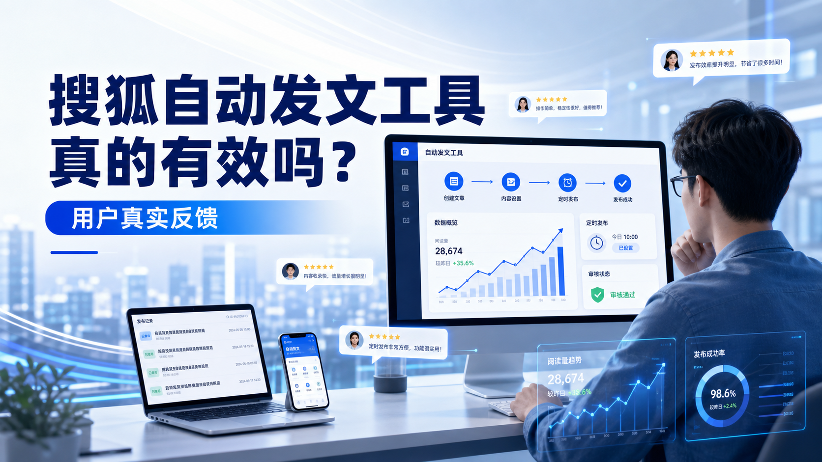 搜狐自动发文工具真的有效吗？濮阳用户的真实反馈