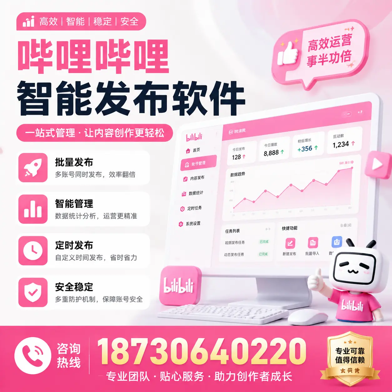 如何评估哔哩哔哩智能发布软件的ROI？濮阳 企业必读